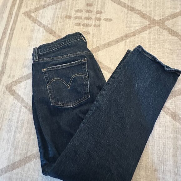 LOT of 6 LEVI & DENIM FORUM JEANS WIDE LEG - STRAIGHT LEG- BAGGY LEG - Picture 6 of 14